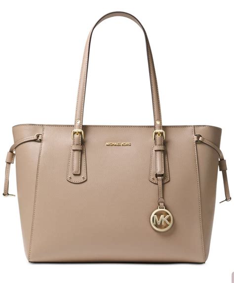 michael michael kors voyager truffle tote|Michael Kors saffiano tote.